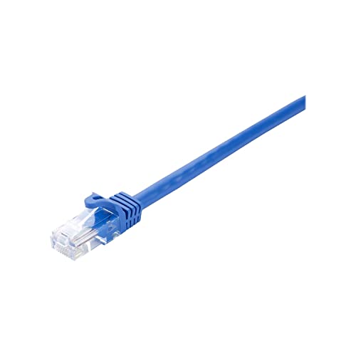 V7 V7CAT6UTP-01M-BLU-1N RJ45 - Cat6 Netzwerkkabel UTP, 1 m, Blau von V7