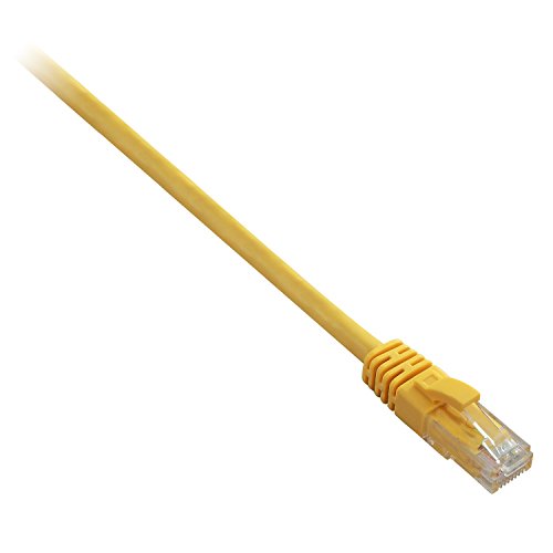 V7 V7CAT6UTP-01M-YLW-1N RJ45 - Cat6 Datenkabel, Verlegekabel, Netzwerkkabel UTP, 1 m, Gelb von V7