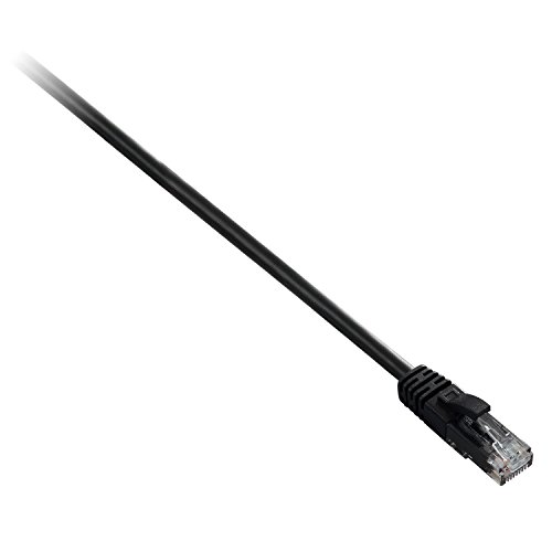V7 V7CAT6UTP-02M-BLK-1N RJ45 - Cat6 Netzwerkkabel UTP, Datenkabel, Verlegekabel, Verbindungskabel, 2 m, Schwarz von V7