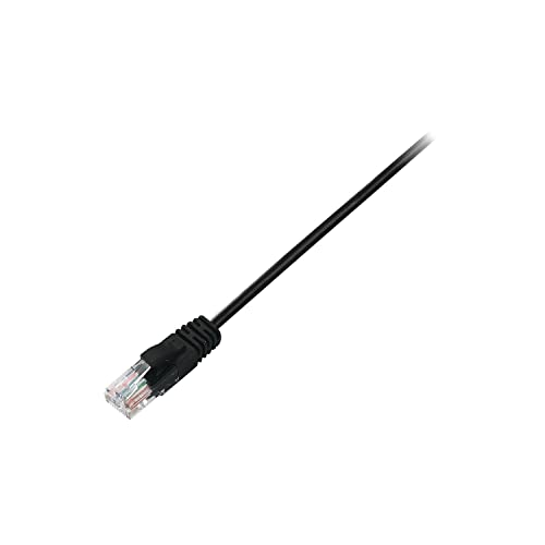 V7 V7CAT6UTP-50C-BLK-1N Netzwerkkabel, 0,3 m, Cat6, U/UTP (UTP), RJ-45, RJ-45, Schwarz von V7
