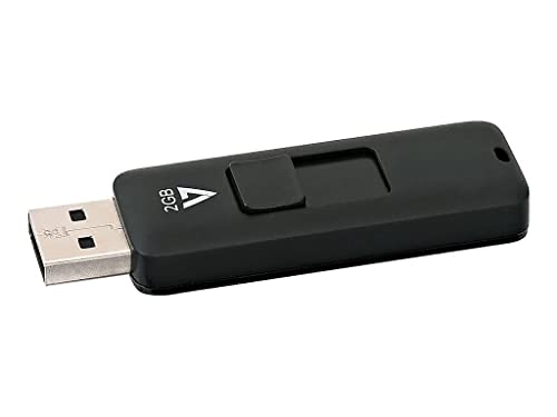 V7 VF22GAR-3E Slider USB 2.0 Speicherstick 2 GB schwarz von V7