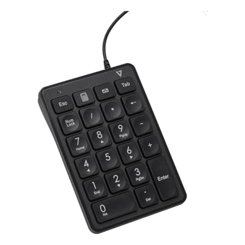 V7 Numerische Tastatur KP350, schwarz, Marke EAN: 0662919121681 von V7