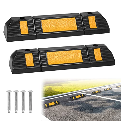 VA-Cerulean 6x Radstopper Parkbegrenzung Gummi Parkplatzbegrenzung für Garage Parkplätze 60x12x10cm Parkstopper Garagenstopper mit Reflexionsstreifen Rad Halt Stopper für Anfahrschutz VA-Cerulean 6x Radstopper Parkbegrenzung Gummi Parkplatzbegrenzung für Garage Parkplätze 60x12x10cm Parkstopper Garagenstopper mit Reflexionsstreifen Rad Halt Stopper für Anfahrschutz von VA-Cerulean