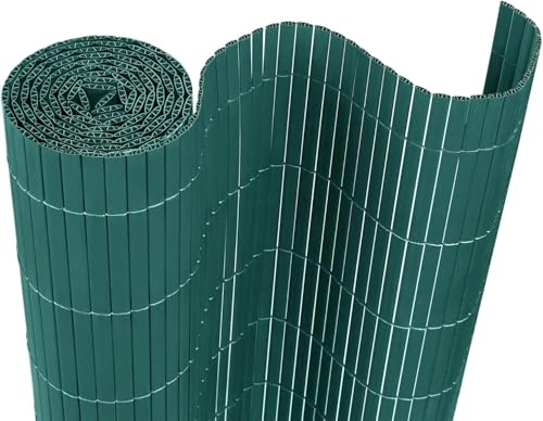 VA-Cerulean PVC Sichtschutzmatte Sichtschutzzaun 90x600CM, Grün, Outdoor Sichtschutz mit verstärkten Lamellen, Zaunblende Windschutz UV-Beständig für Garten Balkon Fences Terrasse Zubehör VA-Cerulean PVC Sichtschutzmatte Sichtschutzzaun 90x600CM, Grün, Outdoor Sichtschutz mit verstärkten Lamellen, Zaunblende Windschutz UV-Beständig für Garten Balkon Fences Terrasse Zubehör von VA-Cerulean