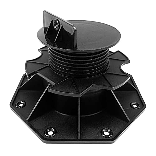 VA-Cerulean Stelzlager Höhenverstellbar 60–140 mm,20 Stück,Plattenlager Terrassen-füße,Stellfüße Terrassenträger für Terrassenlager WPC Terrassendielen UnterkonstruktionTterrassenplatten von VA-Cerulean