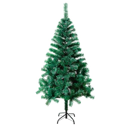 VA-Cerulean Weihnachtsbaum Künstlich Unechter Tannenbaum mit Ständer 210 cm Grün PVC Christbaum Weihnachtsdeko von VA-Cerulean