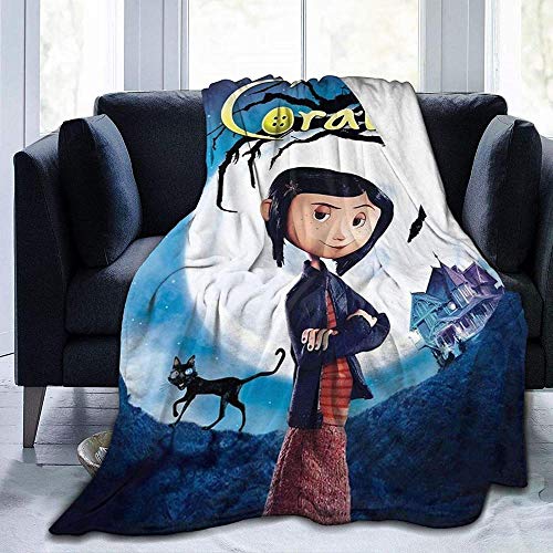 VAADIOSII Überwurf/Decke, die bequem, leicht und eng anliegend ist, Cora-Line Super Soft Holiday Winterkabine Warm -Black_50 "x40 von VAADIOSII