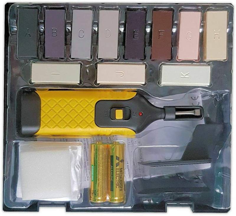 VABIONO Laminat-Reparaturset Kunststoff Reparatur Set – Perfekte Lösung für dauerhafte Reparaturen, 18-St., Reparaturkit Plastik Auto Do It Yourself Kunststoffreparaturen von VABIONO