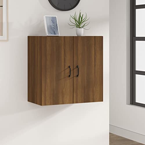 VACARX Hängeschrank Braun Eiche 60x31x60 cm Holzwerkstoff Artikelfarbe Eiche Braun von VACARX