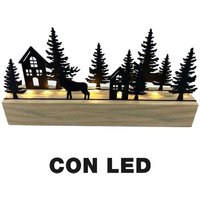 Baum aus schwarzem LED-Metall cm20x4h11 Baum aus schwarzem LED-Metall cm20x4h11 von VACCHETTI