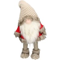 Vacchetti - Grauroter Gnom Stoffpuppe cm35x25h90 von VACCHETTI
