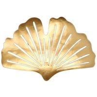 Kerzenhalter aus goldenem Metall, 1 St. cm25x17h4 von VACCHETTI