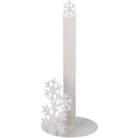 Runder Papierhandtuchhalter aus weißem Schneeflockenmetall cm ø15h33 Runder Papierhandtuchhalter aus weißem Schneeflockenmetall cm ø15h33 von VACCHETTI