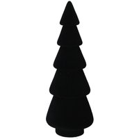 Baum aus Holz und schwarzem Samt cmø9h25 von VACCHETTI