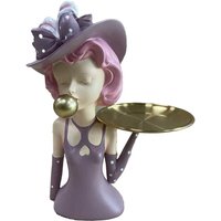 Vacchetti - Frau aus rosa Harz cm22,8x13,3h31 von VACCHETTI