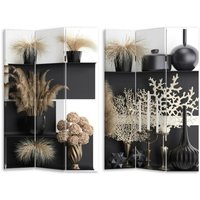 Vacchetti - Raumteiler mit 3 Türen und Vasenmuster 120,6x2,5xh180,6x2,5xh180 cm von VACCHETTI