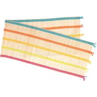 Vacchetti - Rechteckige mehrfarbige Läufer-Tischdecke aus Bambus, cm33x150 Vacchetti - Rechteckige mehrfarbige Läufer-Tischdecke aus Bambus, cm33x150 von VACCHETTI