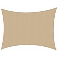 Vacchetti - Rechteckiger Sonnensegel Sonnenschutzsegel Sand 2x2x3 m aus Polyester von VACCHETTI