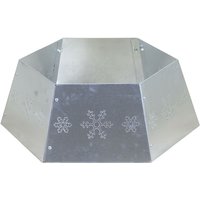 Vacchetti - Silberne sechseckige faltbare Schachtabdeckung aus Metall cmø68h25 von VACCHETTI
