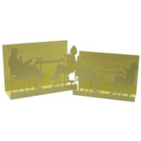 Vacchetti - Zeitungsständer aus Metall Formen 1-2 Creme cm35x12h24 Vacchetti - Zeitungsständer aus Metall Formen 1-2 Creme cm35x12h24 von VACCHETTI