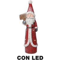 Weihnachtsmann-Harz rote LED cm19x14h55,5 Weihnachtsmann-Harz rote LED cm19x14h55,5 von VACCHETTI