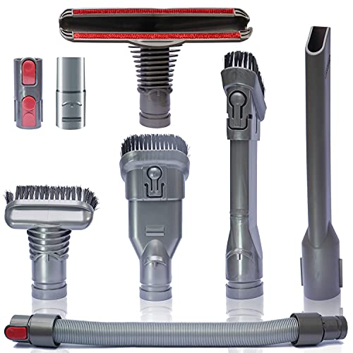 Flexible Verlängerungsschlauch & Staubsaugeraufsätze - Ersatzteile für Dyson V11 V10 V8 V7 V6 DC74 DC62 DC59 DC44 - Staubsaugerzubehör Staubbürste von VACEXT