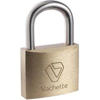 Vachette - Sicherheitsvorhängeschloss Ajax 1322-30 Messing mit Stift - 15302000 von VACHETTE