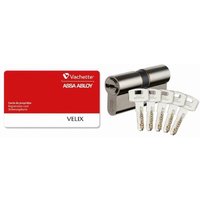 Vachette - Zylinder 7101 Velix 35x45 5 Schlüssel umkehrbar variiert vernickelt - 28181000 von VACHETTE