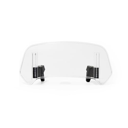 VAEVEN Motorrad Windschild für Honda Crf 1000l Africa Twin, Verstellbarer Motorrad-Windschutz, Windabweiser Motorrad, Motorrad Windschutzscheibe Erweiterung, Motorrad Zubehör,Small-Transparent von VAEVEN