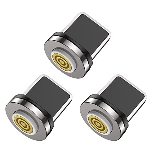 VAFOTON 5Pin lProduct Magnet USB Adapter [3Stück], Magnetisches Stecker Ersatzstecker Phone Staubschutz Verbinder für Megnetisches USB Ladekabel von VAFOTON