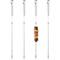 Vaggan - Barbecue skewer set four steel skewers for vegetables and meat 88391925 88391925 88391925 88391925 88391925 88391925 88391925 88391925 von VAGGAN