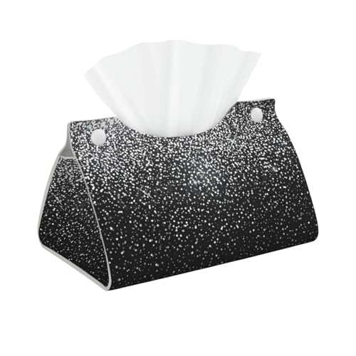 Glänzende silberne Glitzer-Tücherbox-Abdeckung, moderner und funktionaler Acryl-Tücherbox-Halter für Heimdekoration, rechteckige Taschentuchbox-Abdeckung, funktionale Taschentuchbox-Abdeckung von VAGILO