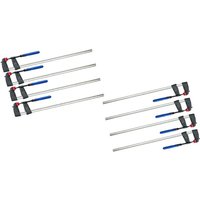 8x Schraubzwinge 150 x 50 mm Leimzwinge Klemmzwinge Rutschsicherung von VAGO- TOOLS