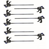 Vago-tools - Einhandzwinge Schraubzwingen Spannzwinge 100/150/300/450mm Set 8 tlg von VAGO- TOOLS