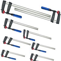 Leimzwinge Zwingen Schraubzwingen 300/500/800/1000120 je 2 Set 8 tlg von VAGO- TOOLS