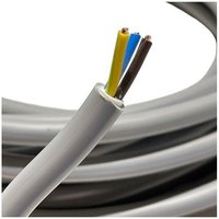 25m Mantelleitung Stromkabel nym-j 3 x 2,5 Grau Elektrokabel Kabel von VAGO- TOOLS