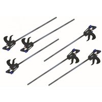 Schnellspannzwingen Einhandzwingen Klemmzwinge 300mm Allrounder 6 Stück Zwingen von VAGO- TOOLS