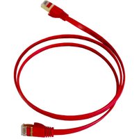 1m CAT7 Patchkabel Netzwerkkabel flach rot Internet Kabel Patch von VAGO- TOOLS