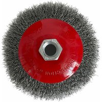 Vago-tools - Kegelbürsten Drahtbürsten 115mm gewellt Bürste Rundbürste f. Winkelschleifer 24x von VAGO- TOOLS
