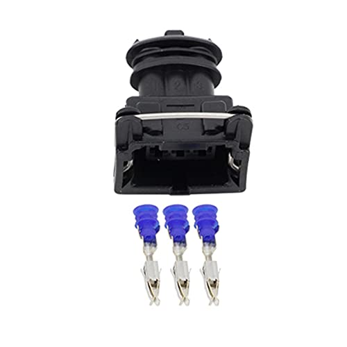 VAIGAI Yige Store 3-Pin-männlicher und weiblicher Automobilverbinder mit Terminal DJ7035Y-3,5-11/21 3P (Color : Female Plug, Size : 10 Sets) von VAIGAI