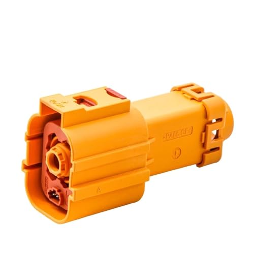 Yige Store 1 Satz Hochspannungsstecker 8 mm 1 2 3-poliger gerader Stecker Sitz gebogener Stecker Elektro-New-Energy-Fahrzeugsteckdose GL520100-A GL526100-A ( Color : 1p GL521000-A-50 , Size : 1 set ) von VAIGAI