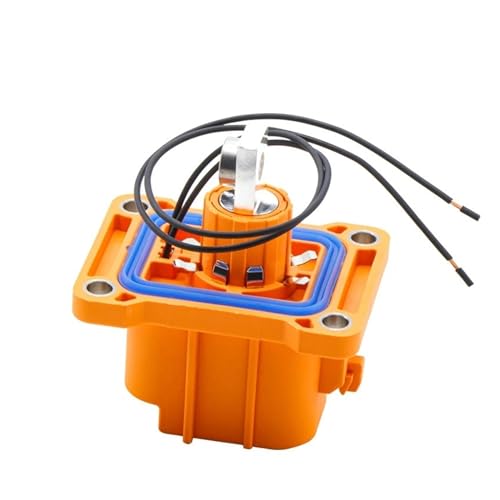 Yige Store 1 Satz Hochspannungsstecker 8 mm 1 2 3-poliger gerader Stecker Sitz gebogener Stecker Elektro-New-Energy-Fahrzeugsteckdose GL520100-A GL526100-A ( Color : 1p GL526100-A , Size : 1 set ) von VAIGAI
