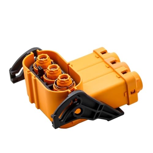 Yige Store 1 Satz Hochspannungsstecker 8 mm 1 2 3-poliger gerader Stecker Sitz gebogener Stecker Elektro-New-Energy-Fahrzeugsteckdose GL520100-A GL526100-A ( Color : 3p GL519000-A-50 , Size : 1 set ) von VAIGAI