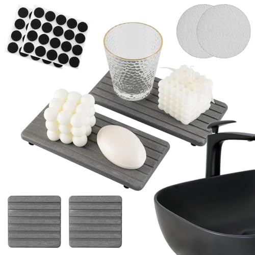 4 Wasserabsorbierende Stein Für Spüle - Wasserabsorbierende Matte 21 X 10 Cm, 10×10cm Untersetzer Wasserabsorbierende Steine für Häuser und Küchen Badezimmer Arbeitsplatte, Desktop wasserdichte Platte 4 Wasserabsorbierende Stein Für Spüle - Wasserabsorbierende Matte 21 X 10 Cm, 10×10cm Untersetzer Wasserabsorbierende Steine für Häuser und Küchen Badezimmer Arbeitsplatte, Desktop wasserdichte Platte von VAIGU:OA