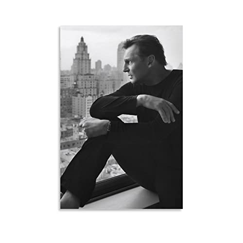 Schauspieler Star Liam Neeson Poster Bild Kunstdruck Leinwand Gemälde Schlafzimmer Ästhetik 30 x 45 cm ungerahmt von VAIKANHAI