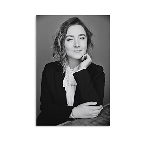 VAIKANHAI Saoirse Ronan Poster für Schlafzimmer, Ästhetik, Bilderdruck, Leinwandbild, 40 x 60 cm, ungerahmt von VAIKANHAI