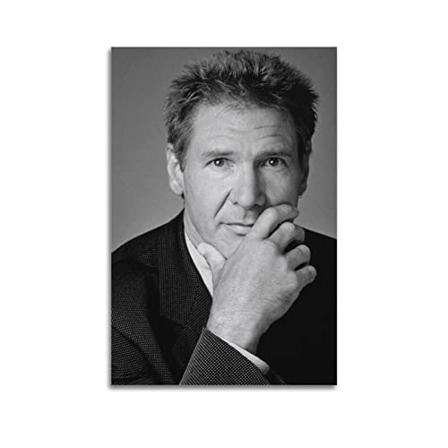 VAIKANHAI Schauspieler Harrison Ford Poster für Schlafzimmer, Ästhetik, Bilderdruck, Leinwandbild, 60 x 90 cm, ohne Rahmen von VAIKANHAI