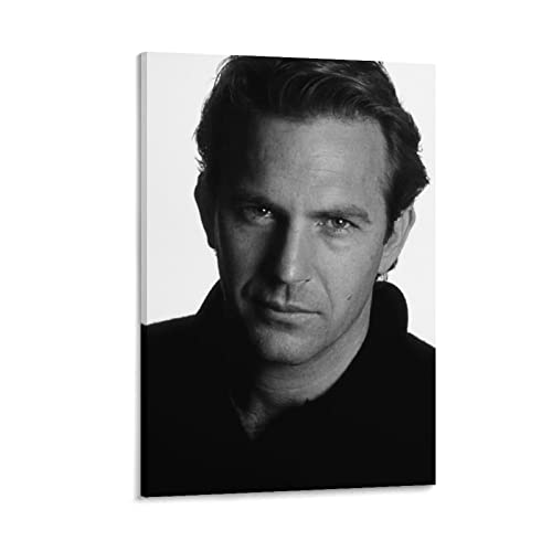 VAIKANHAI Schauspieler Kevin Costner Poster Bild Kunstdruck Leinwand Gemälde Schlafzimmer Ästhetik 20 x 30 cm gerahmt von VAIKANHAI
