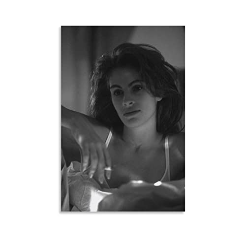 VAIKANHAI Schauspielerin Julia Roberts Poster Bild Kunstdruck Leinwand Gemälde Schlafzimmer Ästhetik 20 x 30 cm ohne Rahmen von VAIKANHAI