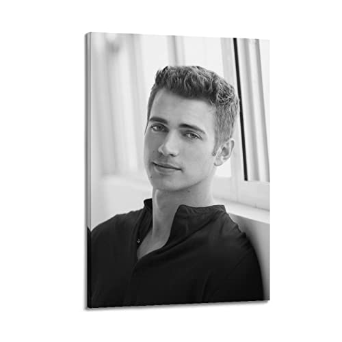 VAIKANHAI Star Hayden Christensen Schauspieler-Poster für Schlafzimmer, Ästhetik, Bilderdruck, Leinwandbild, 50 x 75 cm, Rahmenstil von VAIKANHAI